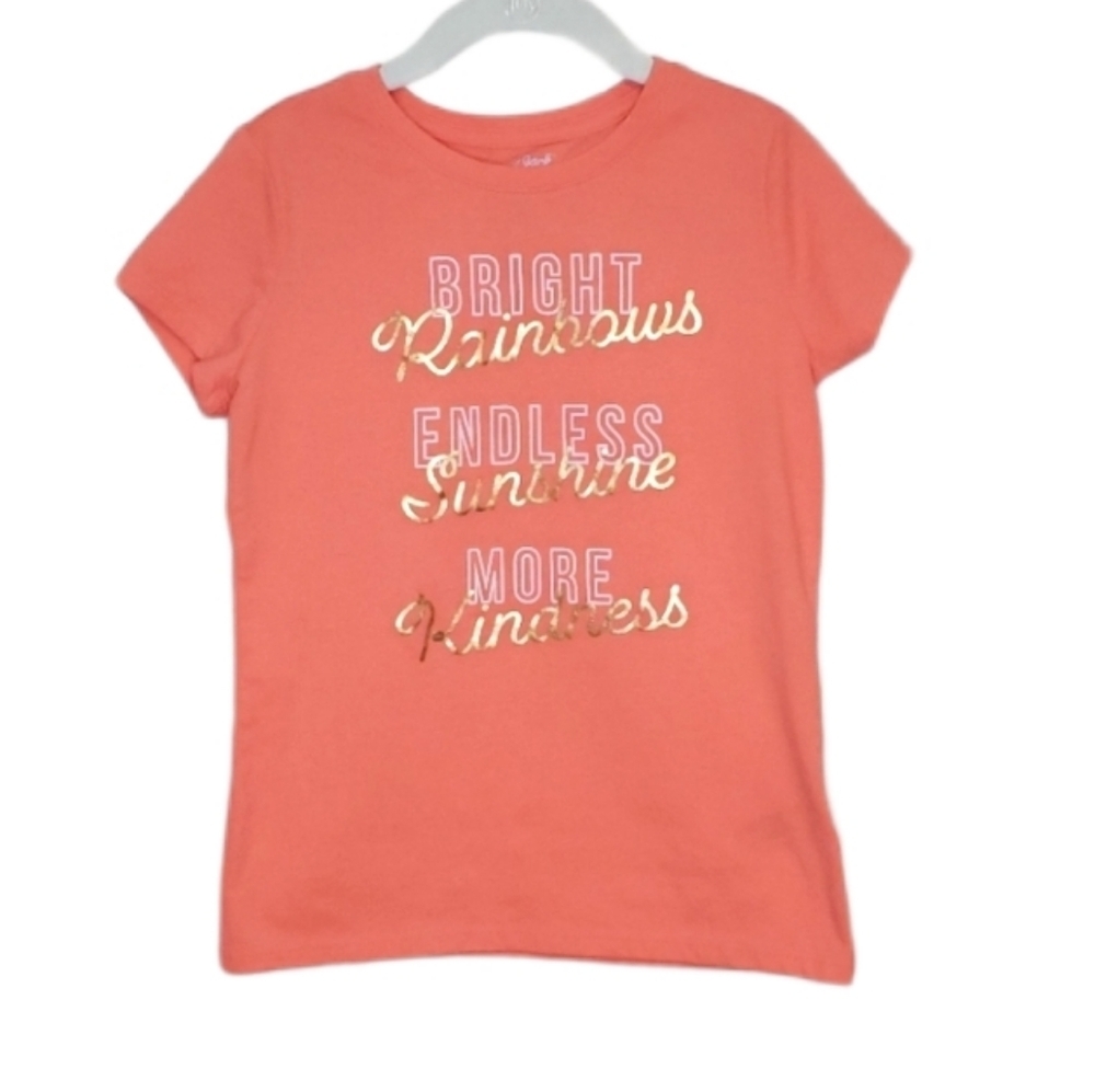 🌼Girls🌼Cat & Jack kindness tee coral small
